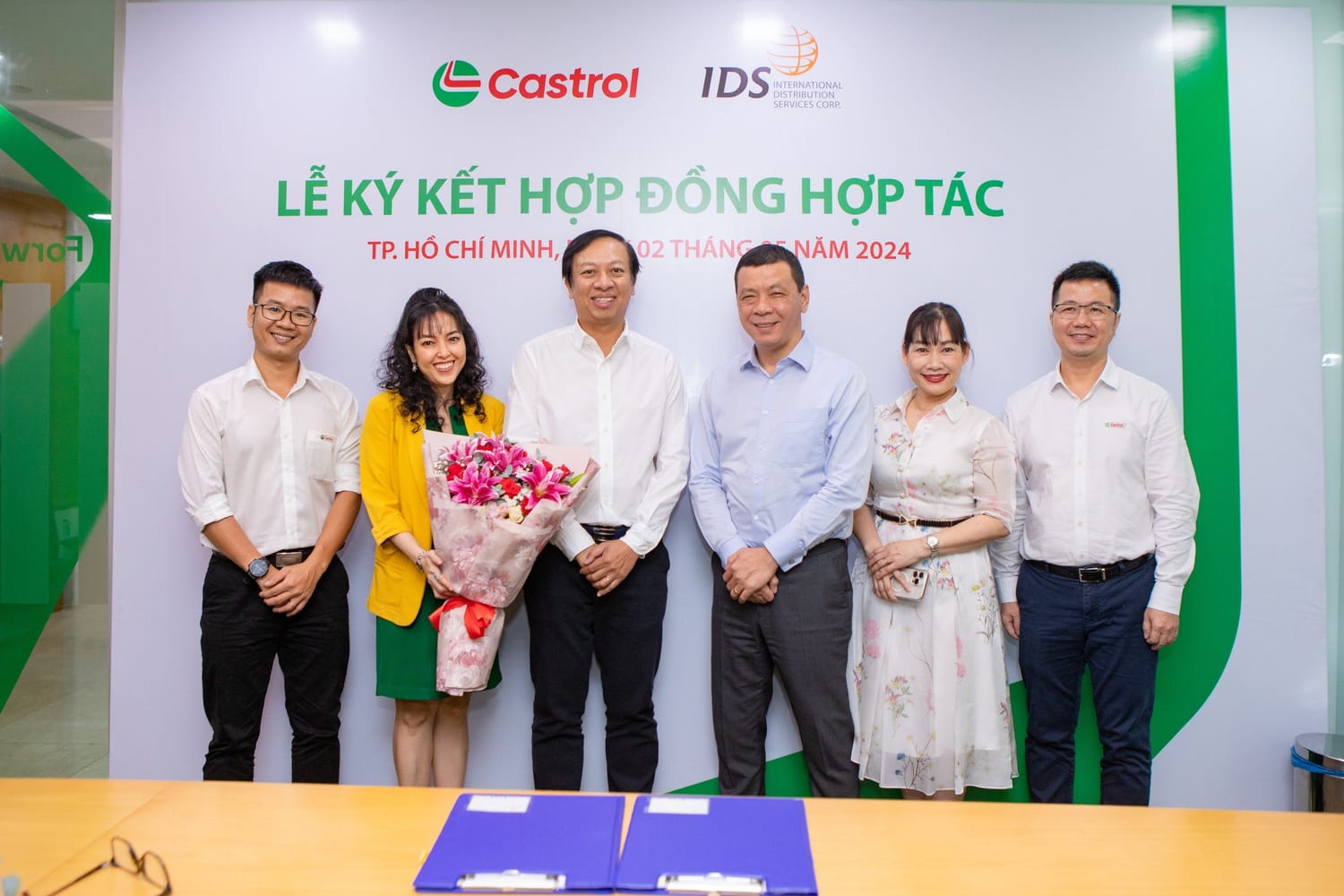 Lễ ký kết hợp đồng hợp tác Castrol – IDS, TP. Hồ Chí Minh (2024).