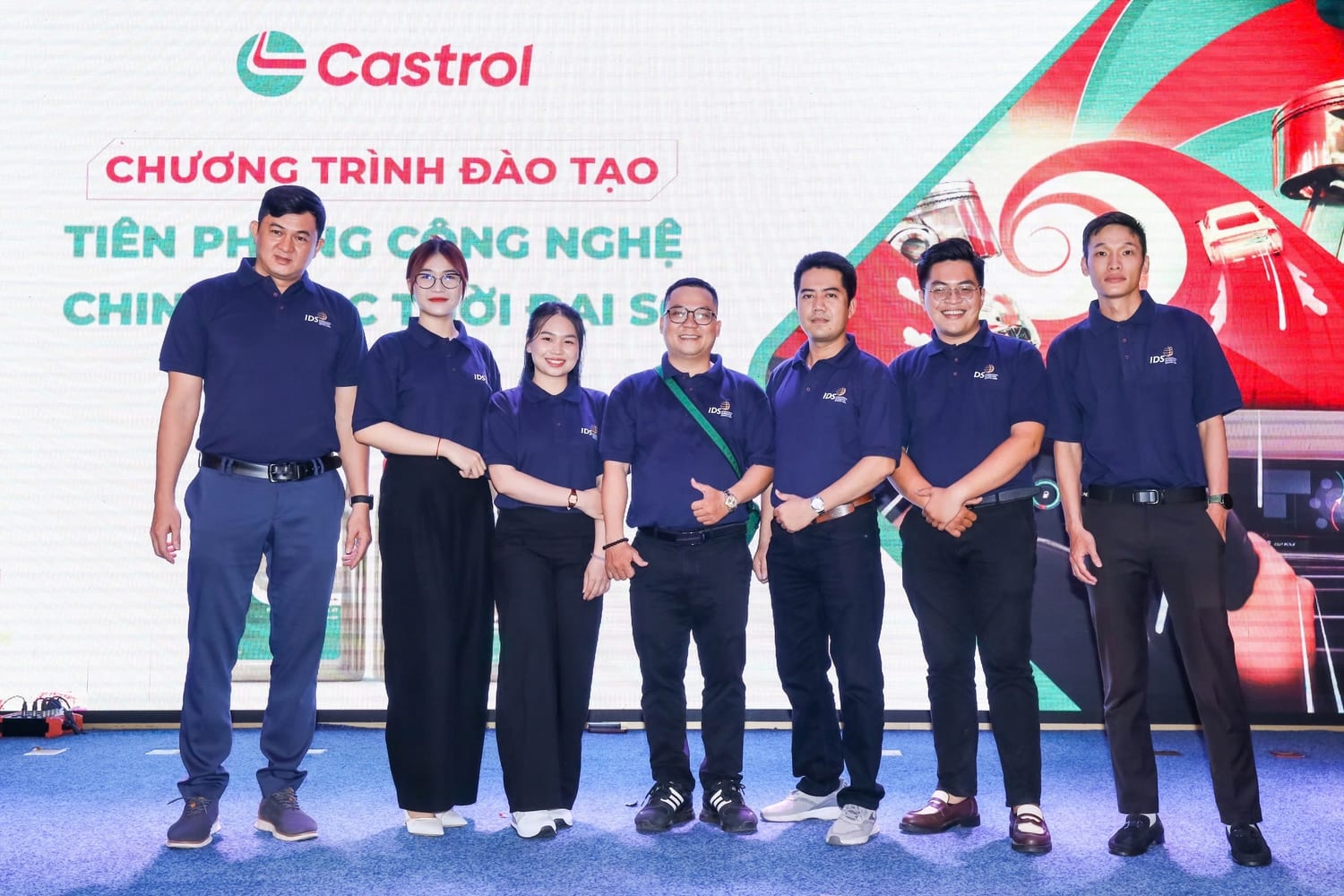 Đội ngũ kinh doanh dầu nhớt Castrol (PCO) của IDS.